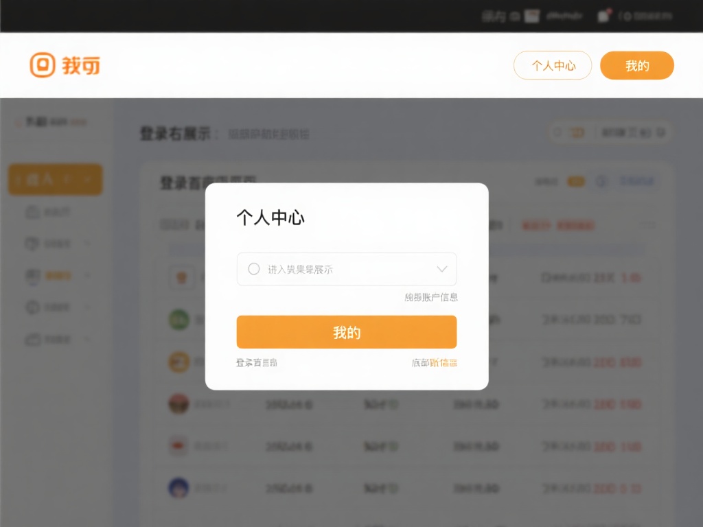 进入个人中心：登录后，在页面右上角或底部导航栏找到